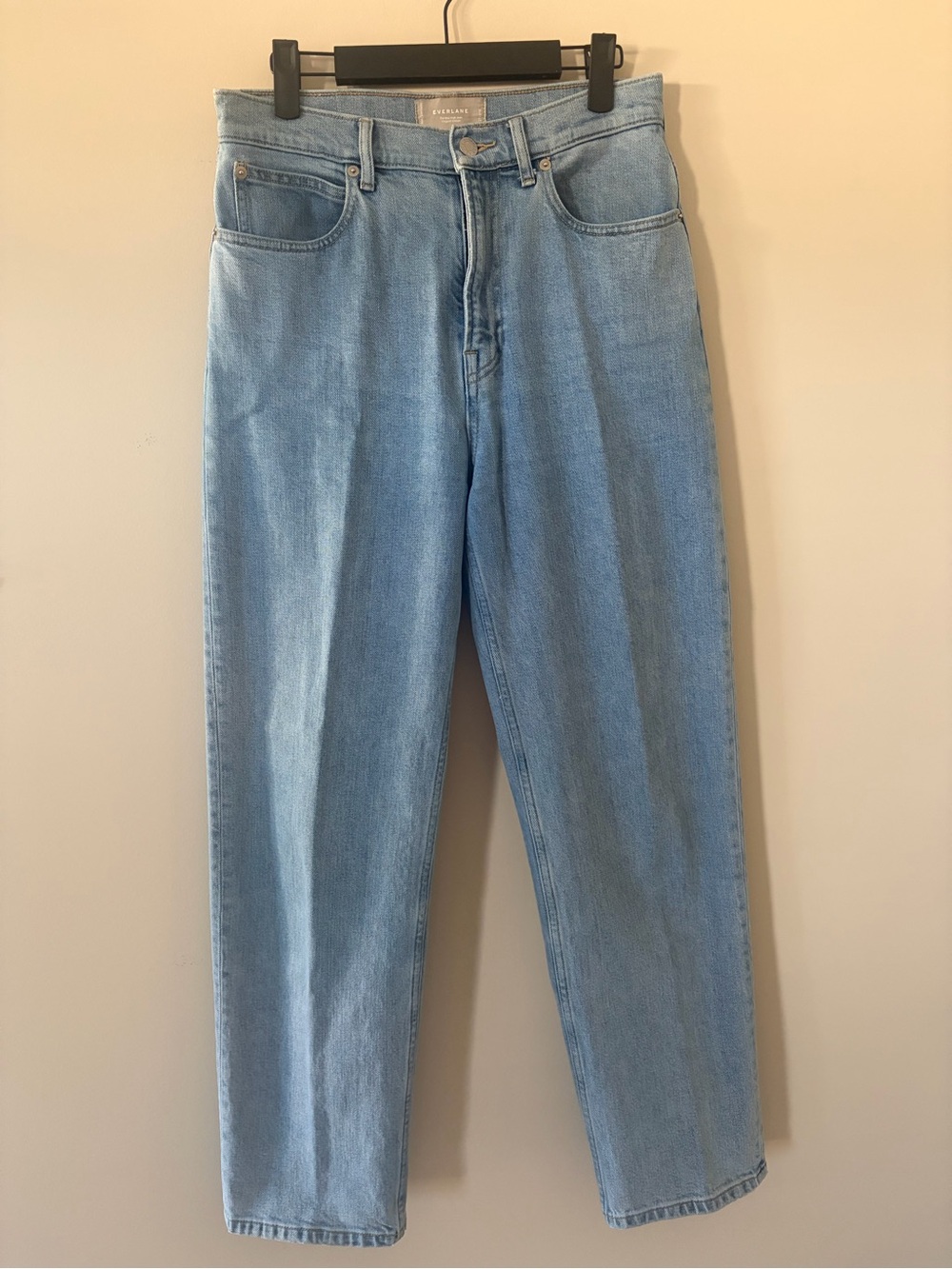 Everlane The Way High Jean - Light Wash, Classic Straight Fit